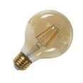 thumbnail image 1 of TCP 07211 - 5 watt 120 volt G25 Medium Screw Base 2500K Amber Dimmable Globe LED Filament Bulb (LFG256025AD), 1 of 1