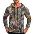 thumbnail image 6 of GrmtClth Mens Breathable Loose Camouflage Sweatshirt Drawstring Hood Kangaroo Pocket Long Sleeve Loungewear Minimalist Spring Outdoor Outfit Soft Knit Winter Casual Wear, 6 of 8