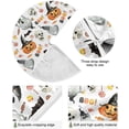 thumbnail image 2 of Coolnut Halloween Tree Skirt, Pumpkin Ghost Bat Xmas Tree Skirt, Floor Door Round Mat Decorations for Holiday Party Home Christmas Day Ornaments,35.4", 2 of 6