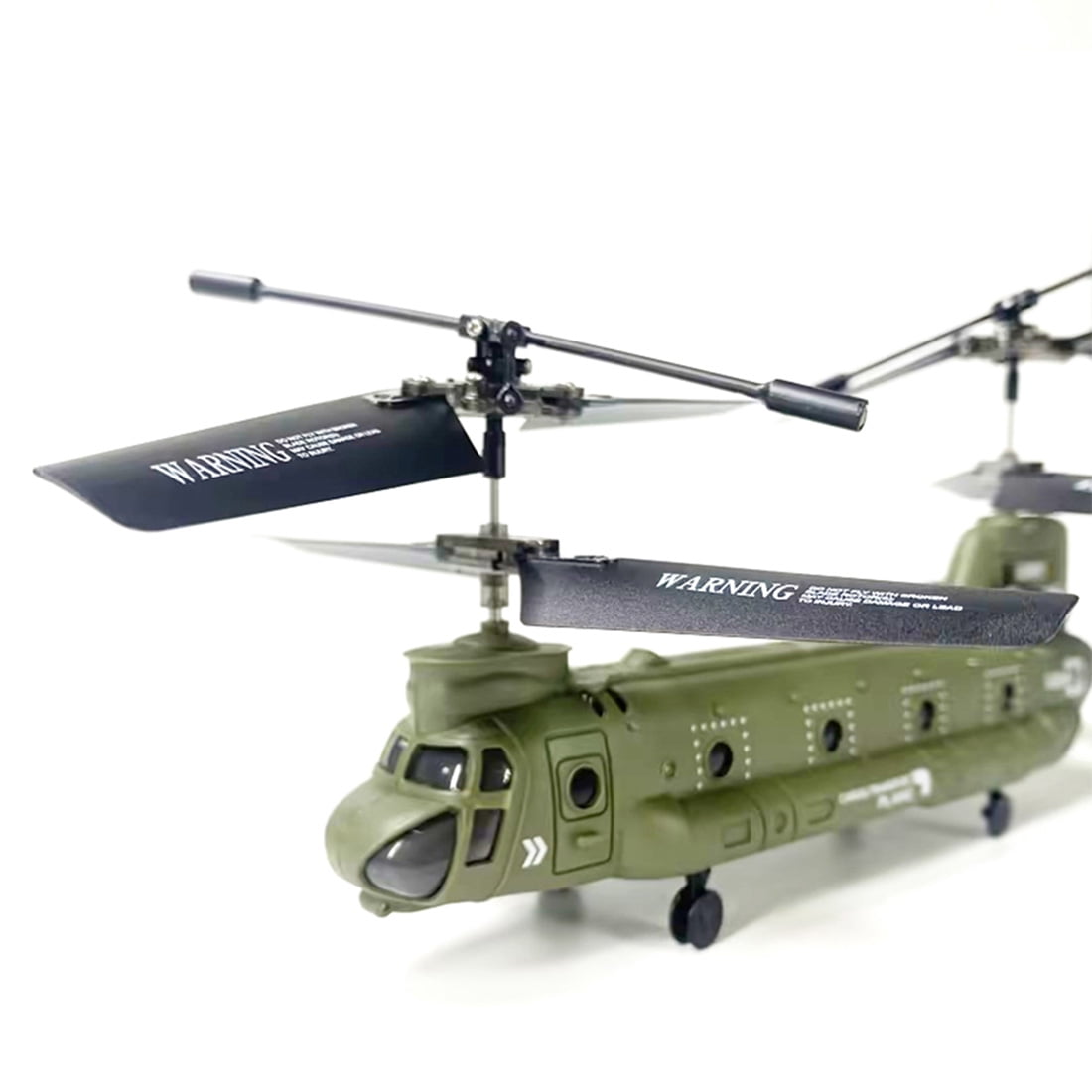 S026H Dual-Rotor Transport Helicopter, 2.4G RC 3CH Dual-Rotor Military Aircraft Model (RTF Version/Army Green)