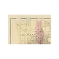 thumbnail image 3 of Historic City Map - Elmira New York - Beers 1869 - 23 x 33.37 - Vintage Wall Art, 3 of 5
