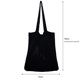 thumbnail image 3 of Bolso Bolso de hombro de punto hueco para mujer Bolso de compras de ganchillo simple (negro), 3 of 5