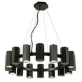 thumbnail image 2 of Dainolite CEN-2416C-AGB 16 Light Halogen Aged Brass Chandelier, 2 of 5
