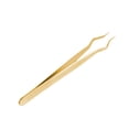thumbnail image 5 of Serenable Eyelash Extension Tweezers Ergonomic Portable Lightweight Eyelash Tweezers Gold, 5 of 9
