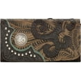 thumbnail image 2 of Women's American West Annie's Secret Distressed Tri-Fold Wallet  7.5" x 4", 2 of 4
