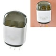 thumbnail image 2 of 3 Compartments Large Capacity Draining Utensil Storage Box With Cover Kitchen Utensil Holder for Countertop,Wall Mounted Chopsticks Holder Dust Prevention[White], 2 of 9