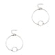 thumbnail image 1 of Qarigey Loop Tobillera Tobillo Estilo simple Día de San Valentín Cadenas de pie para mujer Plata 2piezas Qarigey CBP200119, 1 of 6