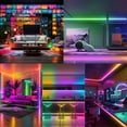 thumbnail image 2 of BUNACET Bande Lumineuse DEL COB RVB+IC de 40 Pi, Bande Lumineuse DEL COB Couleur Rêve Vif avec Télécommande RF, Contrôle par Application, Synchronisation Musicale, Changement de Couleur pour Éclairage de Salle de Jeux, Chambre, Cuisine Ho, 2 of 8