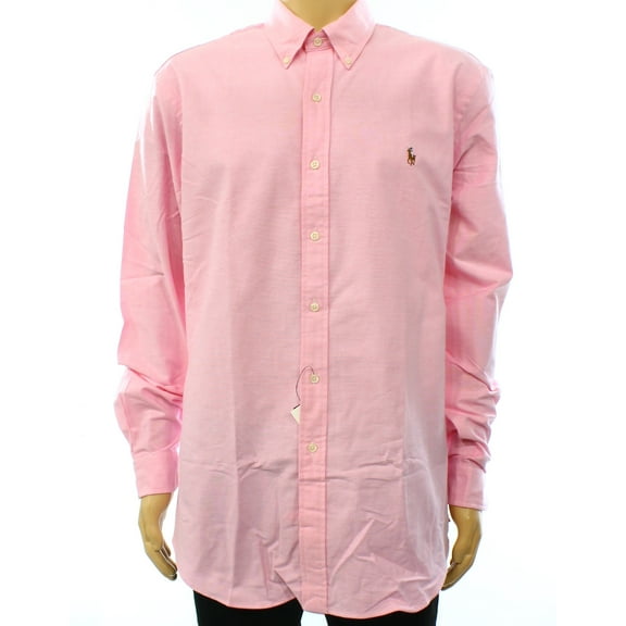 Ralph Lauren NEW Pink Rose Mens Size XL Button Down Oxford Sport Shirt
