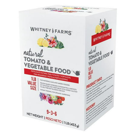 Whitney Farms 7637002 1 lbs Natural Plant Food for Tomato & (Best Natural Fertilizer For Tomato Plants)