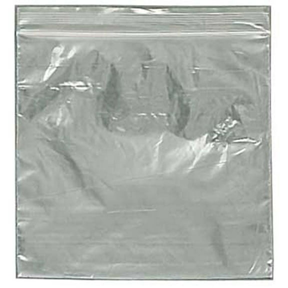 BIN BUDDY 1000 Count Plastic Resealable Bags 6" (15.2 cm) x 6" (15.2 cm) | Strong 2.5 mil (0.0635 mm) Thickness | Multi-purpose Storage | Reclosable & Reusable