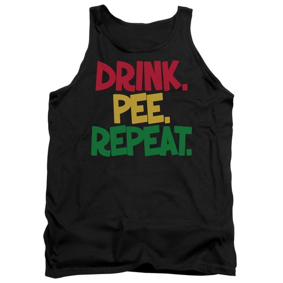 - Drink, Pee, Repeat - Tank Top - Large