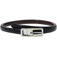 thumbnail image 4 of Lauren Ralph Lauren Skinny Reversible Belt, Charcoal L, 4 of 4