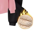 thumbnail image 5 of KAUOD Boys Girls Fleece-Lined Sweatpants Set 2 Piece Zip up Thick Hoodi𝐞s Joggers Pants Sweatsuits Kids Padded Tracksuits, 5 of 6