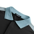thumbnail image 5 of Thrilos Mens Short Sleeve Color Block Golf Shirts Moisture Wicking Performance Polo Collared Golf Shirts for Men, 5 of 7