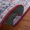 thumbnail image 5 of SAFAVIEH Tucson Medici Traditional Machine Washable Runner, 2'6" x 8', Red/Navy, 5 of 8