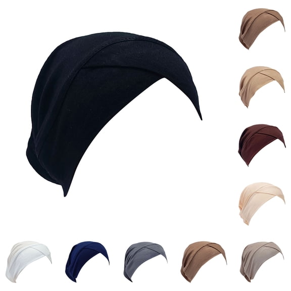 Hot Sales LSONABXA Saving $5 Beige Heardband for Women Women Casual Multicolor Forehead Cap Women Headscarf for Women