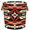 Multicolor 3, variant on ADECORIVY Southwestern Aztec Laundry Hamper, Foldable Dirty Clothes Laundry Basket, Vintage Geometric Waterproof Storage Bin with Handles for Bathroom, Bedroom, Home