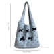 thumbnail image 2 of Bolso Punto Bolso Con Lazo Tridimensional Bolso Tejido Bolso Hombro Gran Capacidad (azul Claro) Azul, 2 of 9
