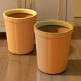 thumbnail image 5 of Tgbvmt Large Capacity Open Top Trash Can Pressure Ring Waste Bin Uncovered Garbage Can For Kitchen Bathroom Bedroom Office Laundry Room RV Commercial Use Home Waste Container Storage Organizer Bin, 5 of 6