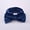 Navy, variant on Women Spa Headband Makeup Headband for Washing Face Fluffy Skincare Headbands Microfiber Bow Knot Hair Band Pink