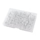 thumbnail image 1 of Injueey 100 uds, chinchetas transparentes para dibujar, chinchetas básicas, clavos de punta de acero inoxidable para tarjeta de pared, Artesanía, 1 of 1