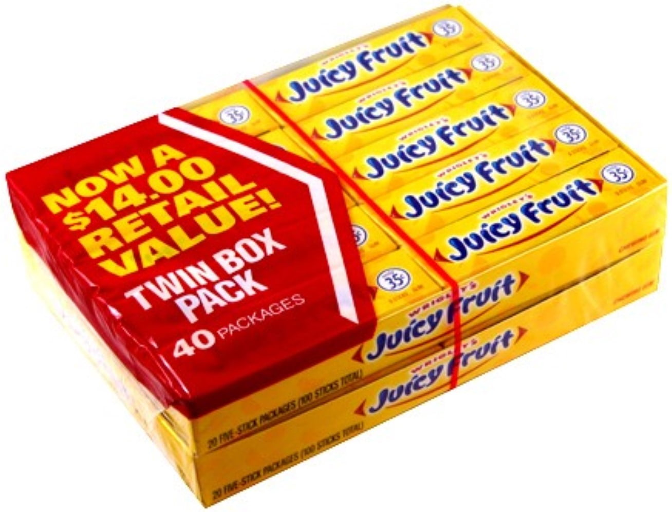 Juicy Fruit Gum 40 Paquetes de 5c Cada uno Chile Ubuy