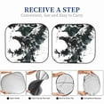 thumbnail image 7 of Uemuo Abstract Eagle Ink Printed 2 PCS Car Windshield Sun Shade, Auto Sun Heat and UV Rays Blocker, Foldable Automotive Front Window Sunshade Protector, 7 of 7