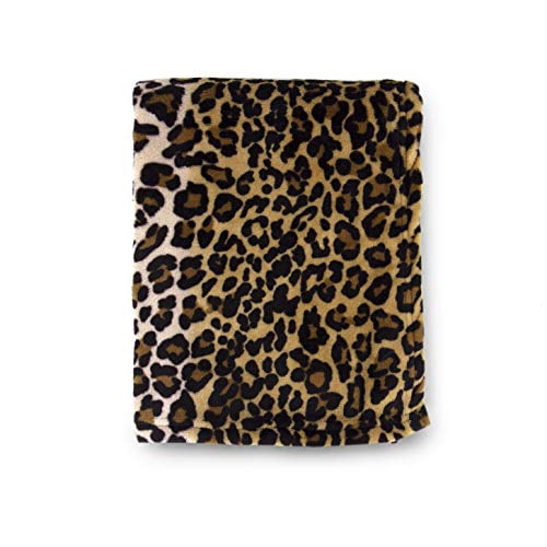 Baby Blanket Animal Print Wildlife Leopard Skin Pattern Girlish Feminine Design Illustration Super Soft Flannel Microfiber Blankets 35 x 35 Inch for Kids Adults Women Gift