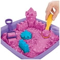 thumbnail image 4 of Kinetic Sand Sparkle Sandcastle Set w/ 1lb Pink Shimmer Kinetic Sand, 4 of 10