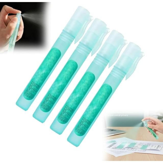 Privacy Cover Spray, Privacy Spray, Portable Privacy Information Coverage Fluid Liquid, Thermal Paper Correction Fluid Spray, Personal Express Parcel Privacy Coverer (4pcs)