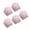 Pink, variant on HannLk Mechanical Keyboard Styling Items with Rounded Cats Paws Theme Look