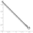 thumbnail image 2 of Platinum 3mm Solid Cable Chain Necklace 24 Inch Chain Necklace for Women and Men - 20.7 Grams, 2 of 2