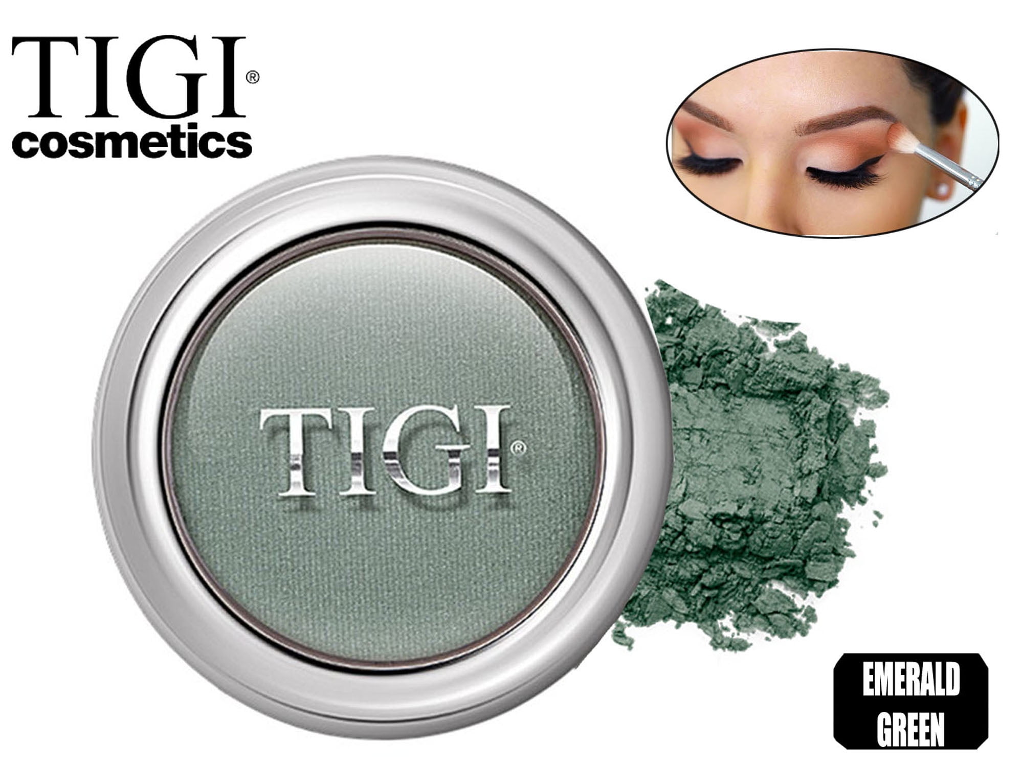 High Density Single Eye-Shadow Emerald Green by TIGI for Women 0.13 oz