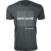 Men's Best Father's Day T-shirts Ever - Thank You Greatest Dad Ever