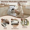 thumbnail image 5 of Design&I 8'x10' Washable Area Rug Extra Large Skid-Resistant Low Profile Cowboy Horseshoe Entry Border Decorative Covering Bathroom Themed for Living Room, Family, 5 of 7