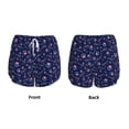 thumbnail image 3 of Rateoe Bone And Star For American Printed 2 in 1 Women's Workout Shorts for Athletic Gym Running Shorts with Phone Pockets-Large, 3 of 7