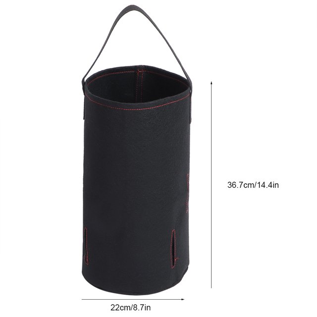 Bolsa para plantar en el jardín, bolsa de cultivo de fresas de fieltro impermeable y transpirable, bolsa de cultivo de verduras, características mejoradas