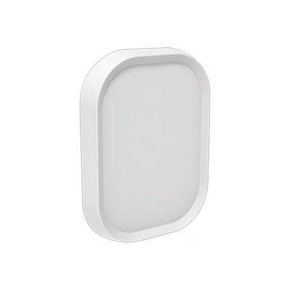 Perch by Honey-Can-Do Plastic Mini Wally Magnetic Organizer Plate, White, Set of 2