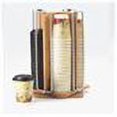 thumbnail image 2 of Cal Mil 1468 Bamboo Revolving Cup & Lid Organizer - 9 x 9 x 18.5 in., 2 of 2