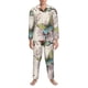 thumbnail image 3 of Balery Flying Butterflies-1 Pijama para Hombre de Dos Piezas con Manga Larga, Conjunto de Dormir y Descanso Suave con Bolsillos-Medium, 3 of 7
