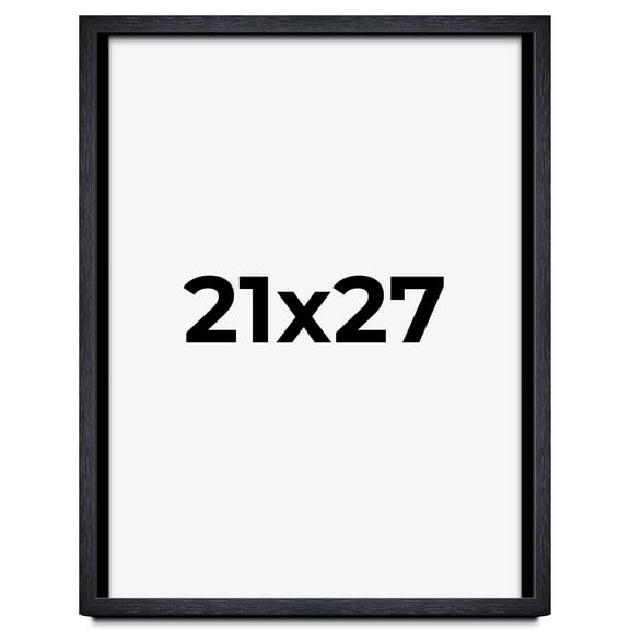 21x27 Shadow Box Frame Black | 1 Inches Deep Real Wood Farmhouse Shadowbox Display Frame | UV