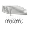 thumbnail image 2 of 100 piezas de bridas para cables de acero inoxidable, soporte para cables reutilizable, ligero y duradero 46 mm x 300 mm Cola Brida para cables autoblocante, 2 of 8