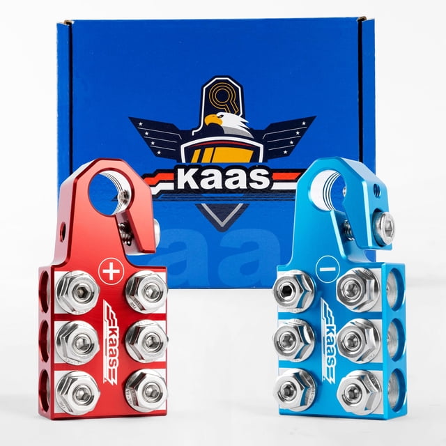 Conectores de terminal de batería Kaas Colored Anode Top Post
