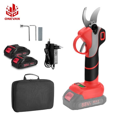 ONEVAN Electric Pruning Shears, Brushless Cordless Pruner, Battery Powered Pruning Shears for Tree Branch