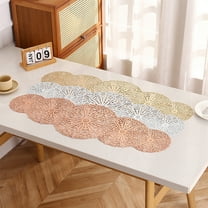 Leodye PVC Table Protector Plastic Table Cover Rectangle,PVC Clear Table Protector,Desk Protector Mat for Kitchen, Dresser, Writing Desk,Dining Room Table