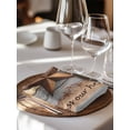 thumbnail image 6 of Western Texas Star Vintage Cloth Napkins Set of 6 Reusable Dinner Napkins, Retro Farmhouse Gray Brown Wooden Cocktail Napkin Washable Table Napkins for Wedding/Holiday Party/Baby Shower 20"x20", 6 of 7