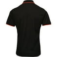 thumbnail image 2 of Premier Mens Contrast Coolchecker Polo Shirt, 2 of 4