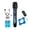 Blue, variant on Dolphin MCX11 UHF Wireless Microphone for Karaoke, Singing, PA, Parties, Events, All-Metal, DSP, Long Range | Rechargeable, 50 Channels, Anti-Interference (Blue)