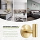 thumbnail image 5 of Paquete de 2 ganchos para toallas, gancho de acero inoxidable para ropa, bata, gancho de pared moderno para baño, cocina, garaje, hotel, montaje en pared, 5 of 5